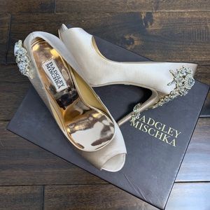 Badgley Mischka 'Royal' Crystal Embellished Pump